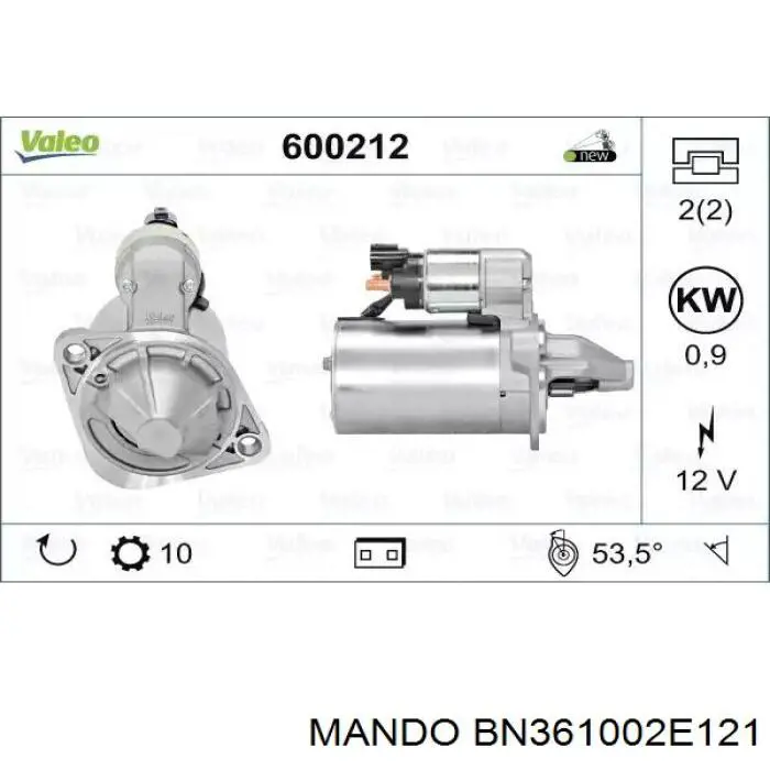  Motor de arranque para KIA Cerato 