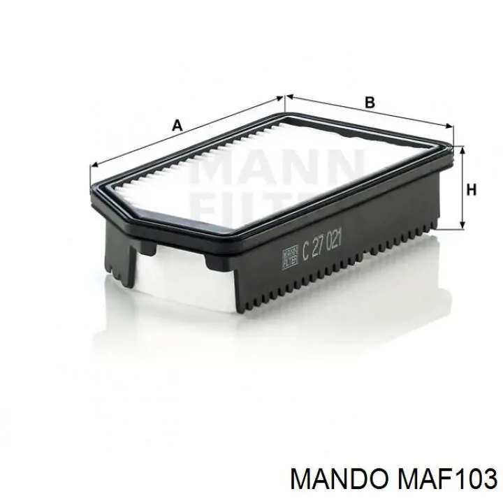 MAF103 Mando filtro de aire