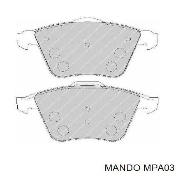 MPA03 Mando pastillas de freno delanteras