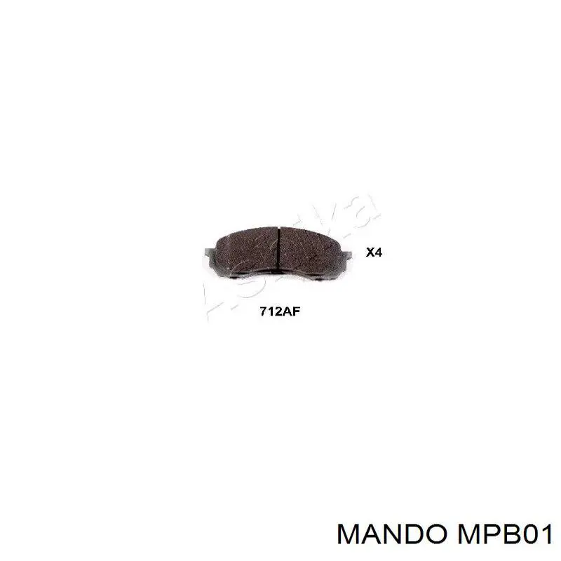 MPB01 Mando pastillas de freno delanteras