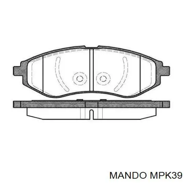 MPK39 Mando pastillas de freno delanteras