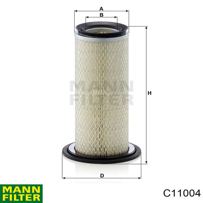 C11004 Mann-Filter filtro de aire