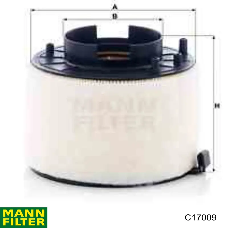 C17009 Mann-Filter filtro de aire