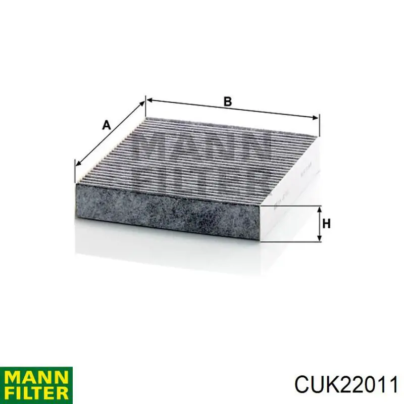 CUK22011 Mann-Filter filtro de habitáculo