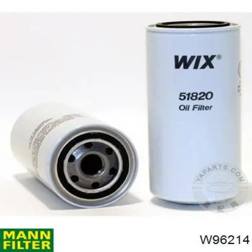 W96214 Mann-Filter filtro de aceite