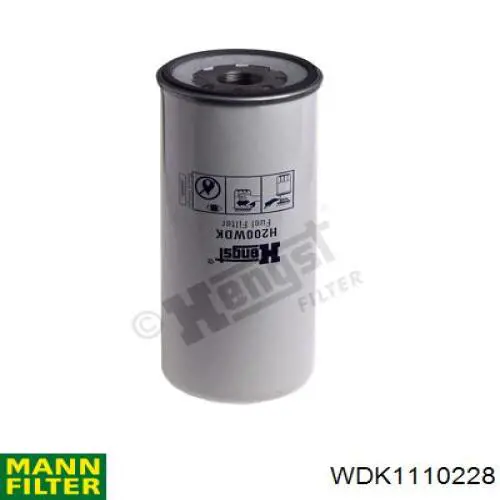 WDK1110228 Mann-Filter filtro combustible