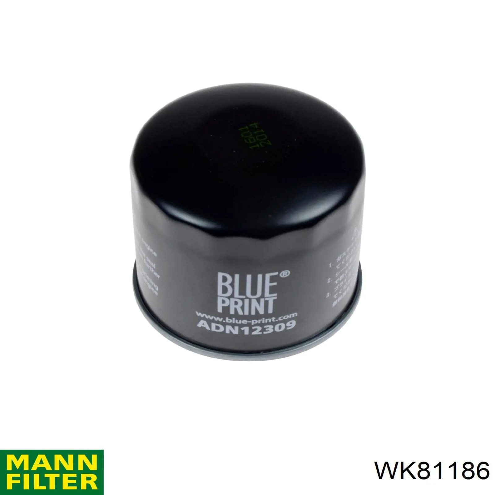 WK81186 Mann-Filter filtro combustible