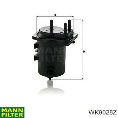 WK 9028 Z Mann-Filter filtro combustible