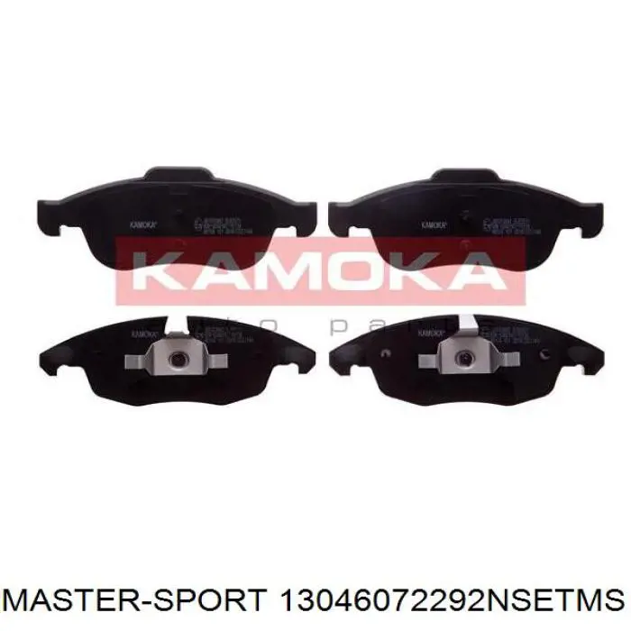 13046072292N-SET-MS Master-sport pastillas de freno delanteras