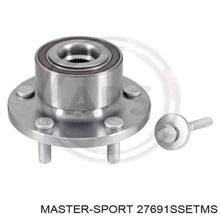 27691S-SET-MS Master-sport cubo de rueda delantero