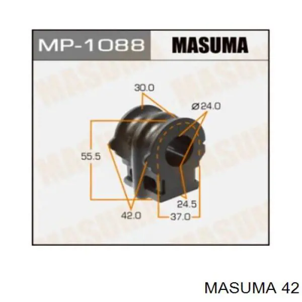 42 Masuma tapón roscado, colector de aceite