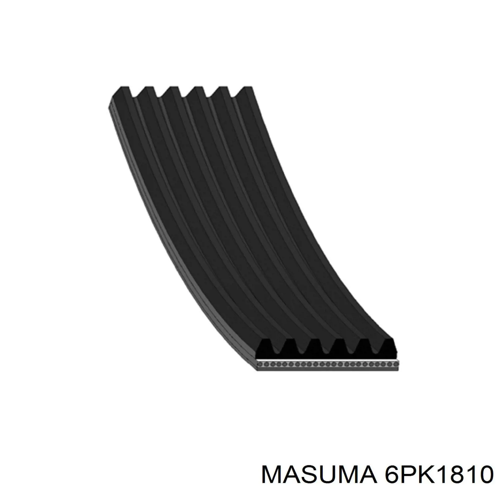 6PK1810 Masuma correa trapezoidal