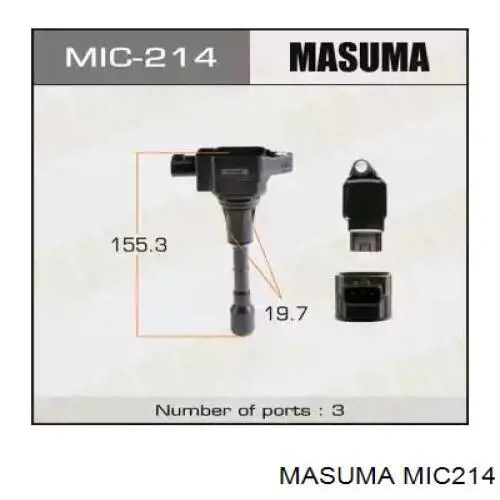 MIC214 Masuma bobina de encendido