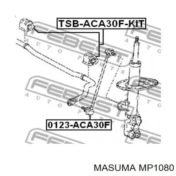 412647 GKN-Spidan soporte de estabilizador delantero izquierdo