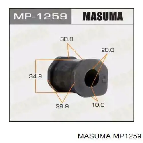 MP1259 Masuma soporte de estabilizador delantero exterior