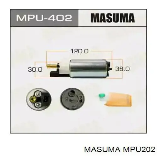 MPU202 Masuma bomba de combustible eléctrica sumergible