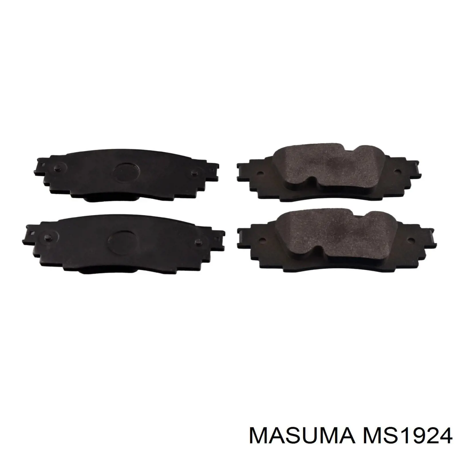 MS1924 Masuma pastillas de freno traseras