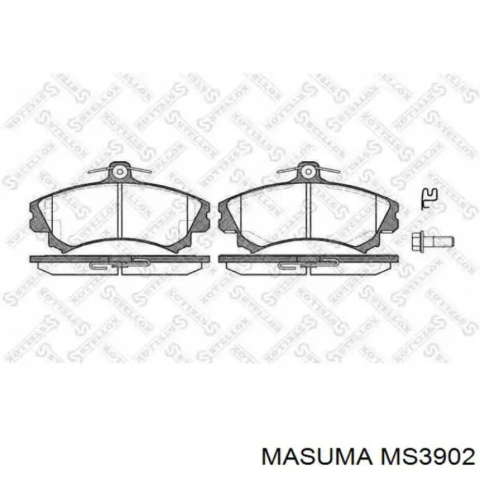 MS3902 Masuma pastillas de freno delanteras