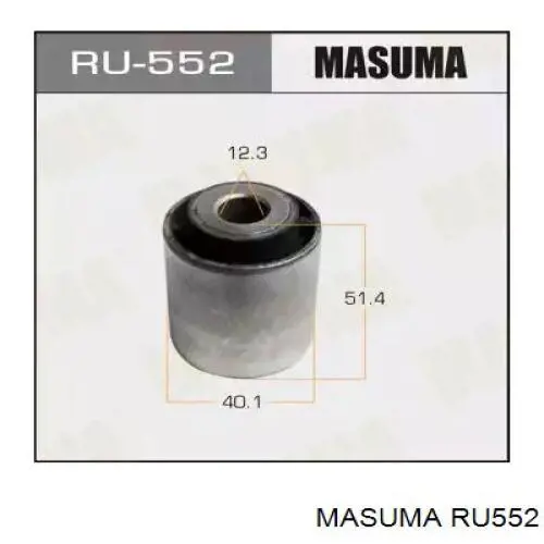 RU552 Masuma silentblock de brazo suspensión trasero transversal