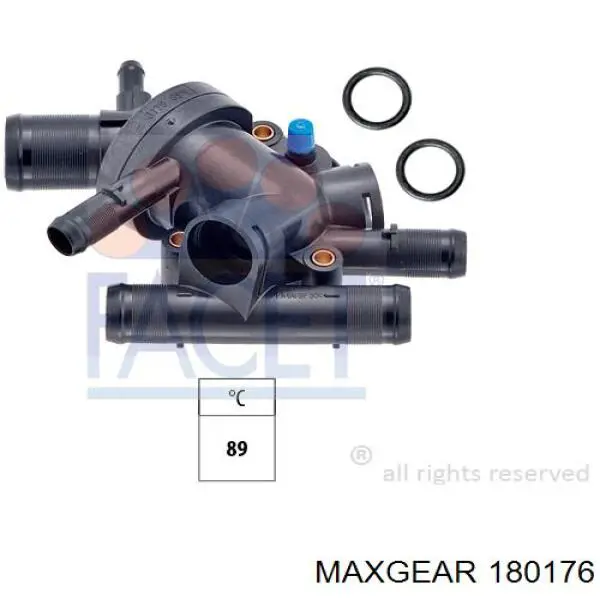 18-0176 Maxgear caja del termostato