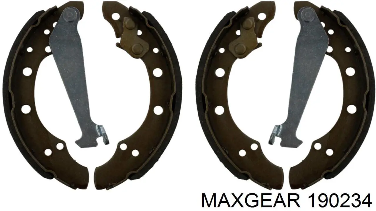 19-0234 Maxgear zapatas de frenos de tambor traseras