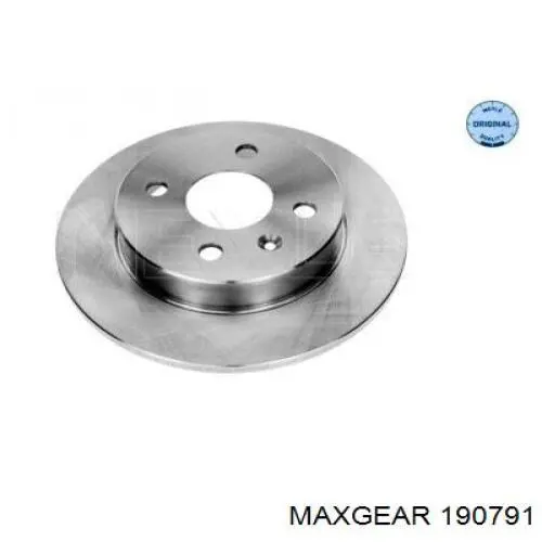 19-0791 Maxgear disco de freno trasero