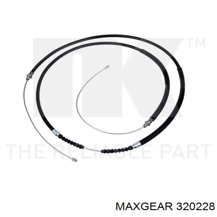 32-0228 Maxgear cable de freno de mano trasero derecho/izquierdo