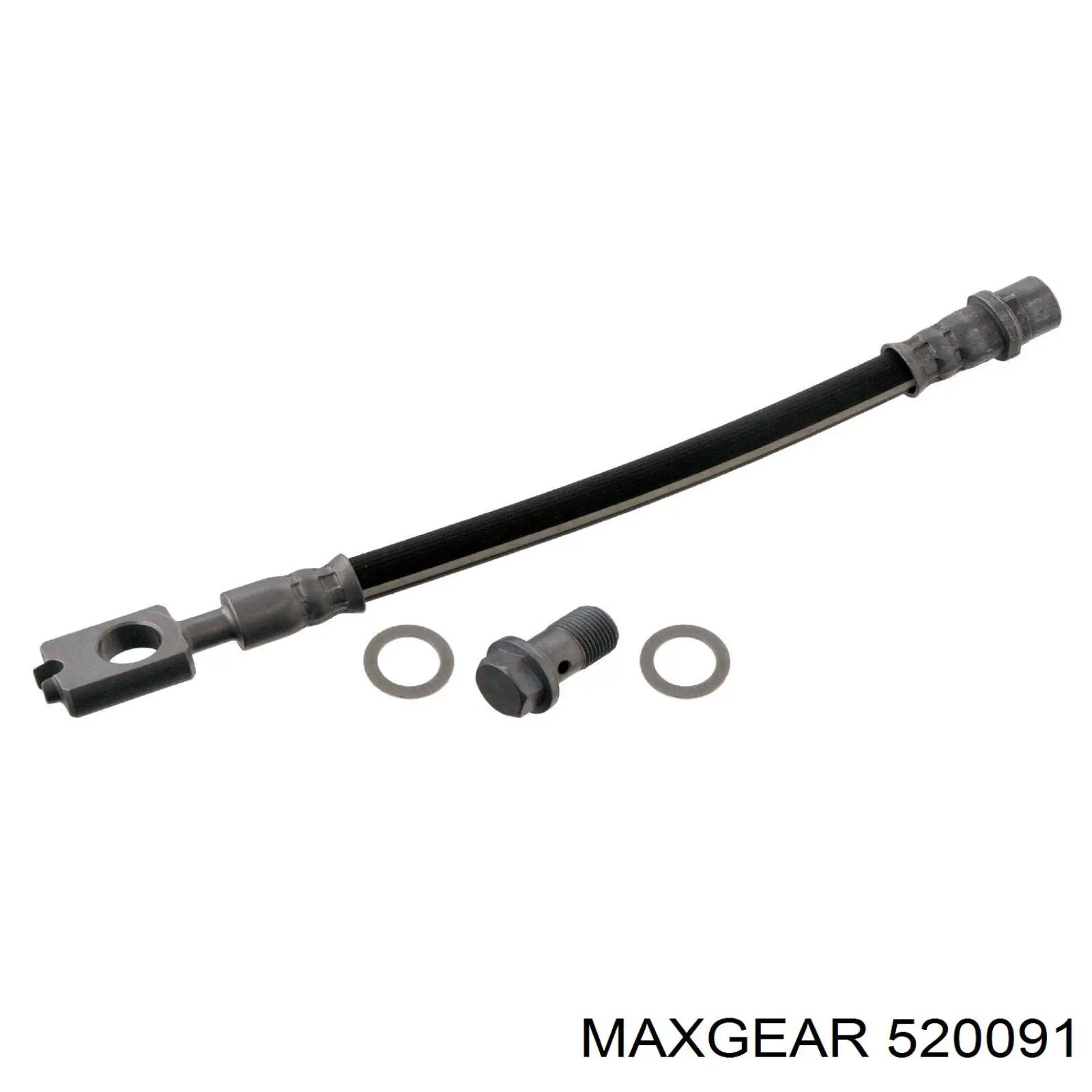 52-0091 Maxgear tubo flexible de frenos trasero