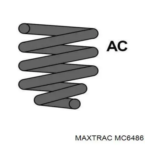 MC6486 Maxtrac muelle de suspensión eje delantero