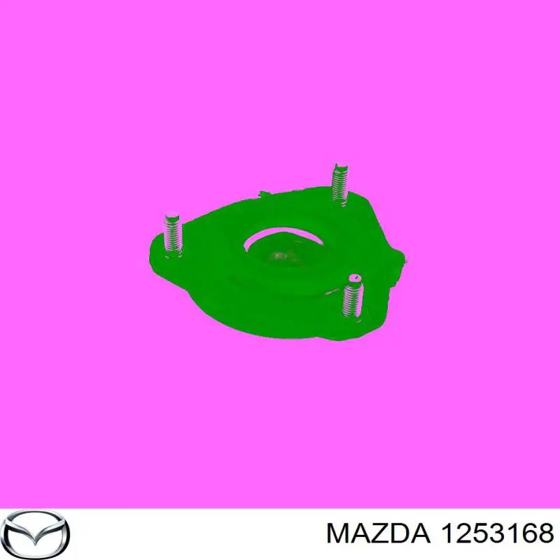 1253168 Mazda soporte amortiguador delantero