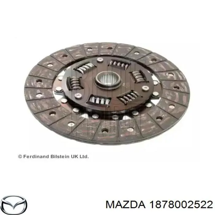 1878 002 522 Mazda disco de embrague