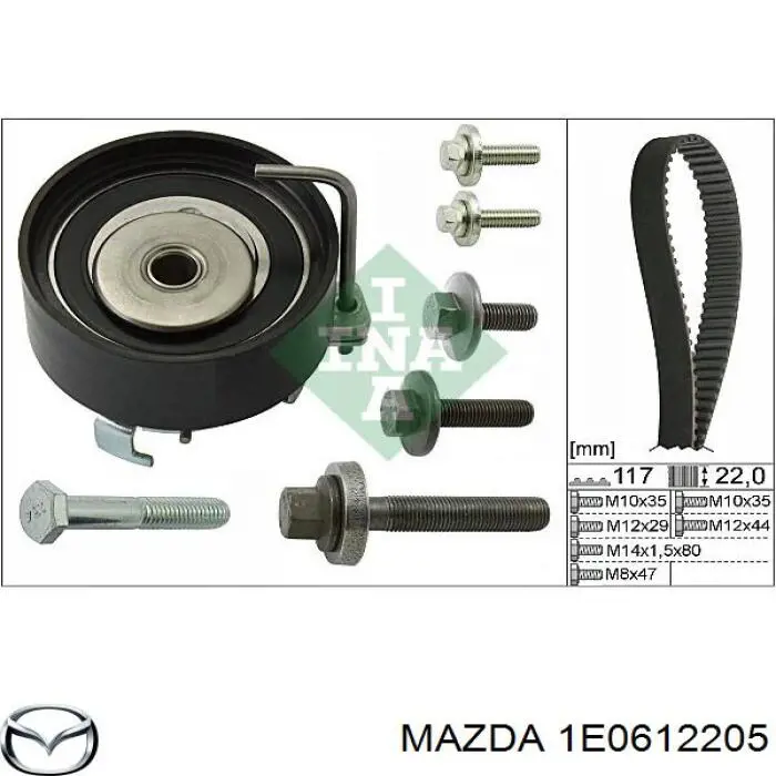 1E0612205 Mazda correa distribucion