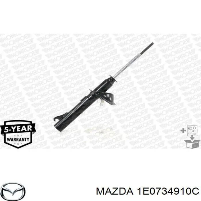 1E0734910C Mazda amortiguador trasero