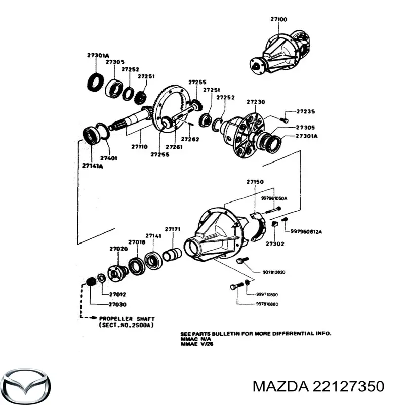  Rodamiento caja de cambios para Mazda MX-3 EC