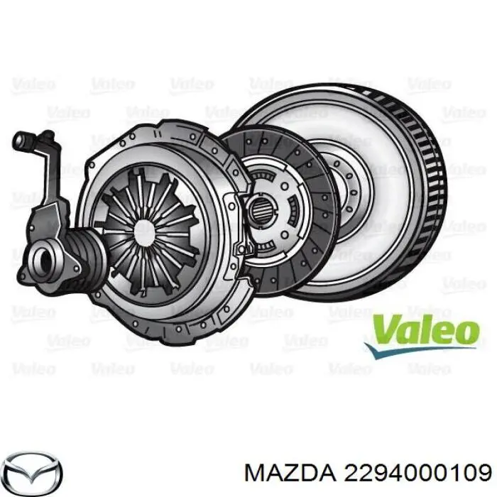 2294 000 109 Mazda volante motor