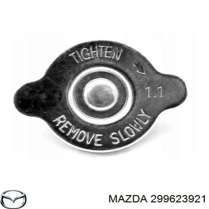 299623921 Mazda tapa de radiador