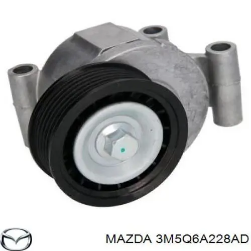 3M5Q6A228AD Mazda tensor de correa, correa poli v