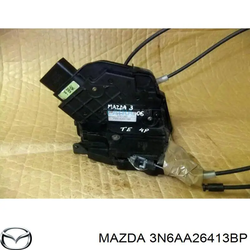  Cerradura de puerta trasera izquierda para Mazda 3 BK14