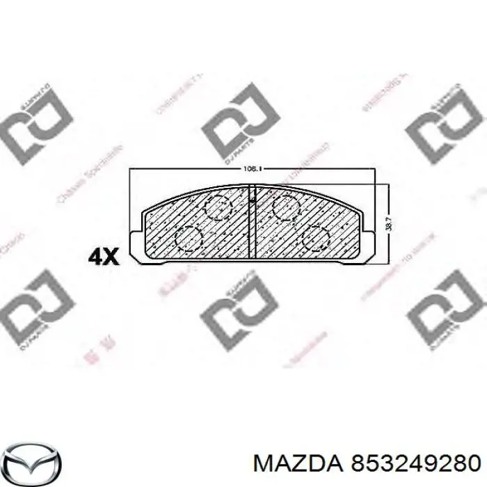 359849230 Mazda pastillas de freno delanteras