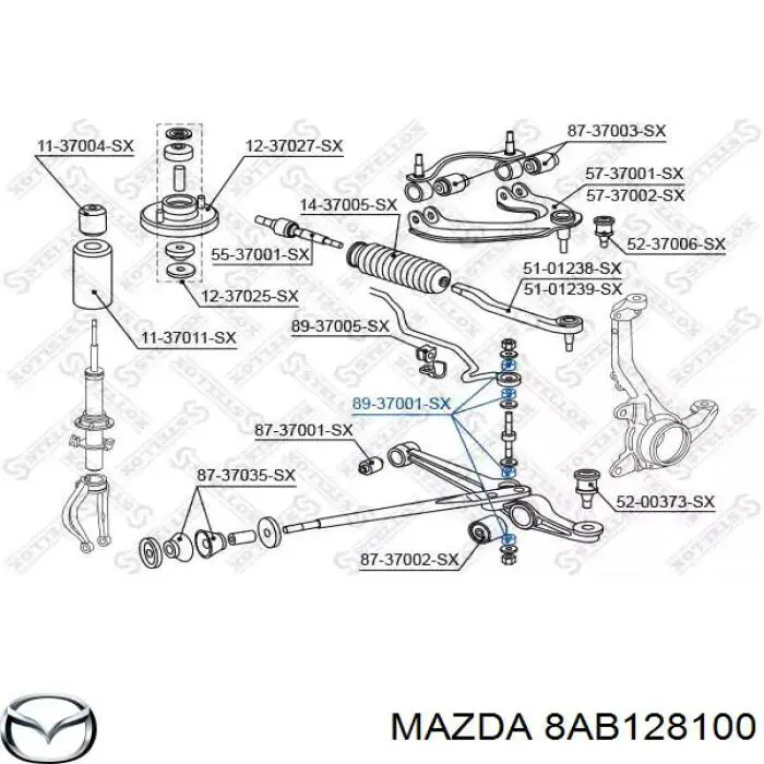 8AB128100 Mazda 