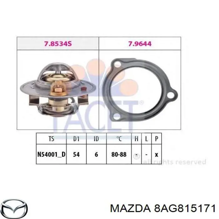 8AG815171 Mazda 