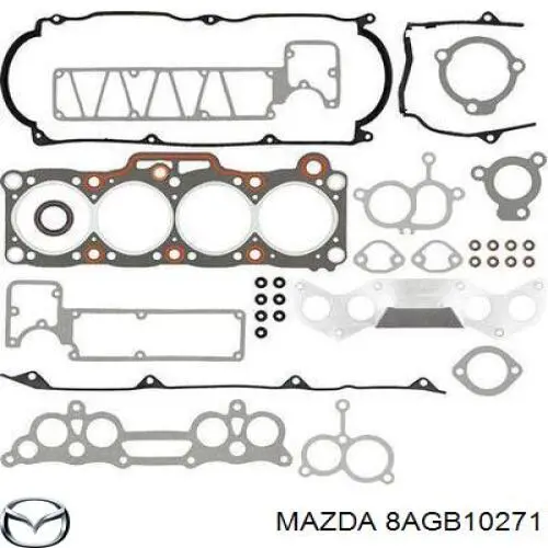  Juego de juntas de motor, completo para Mazda 626 3 