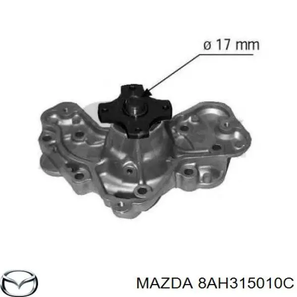 8AH315010C Mazda bomba de agua