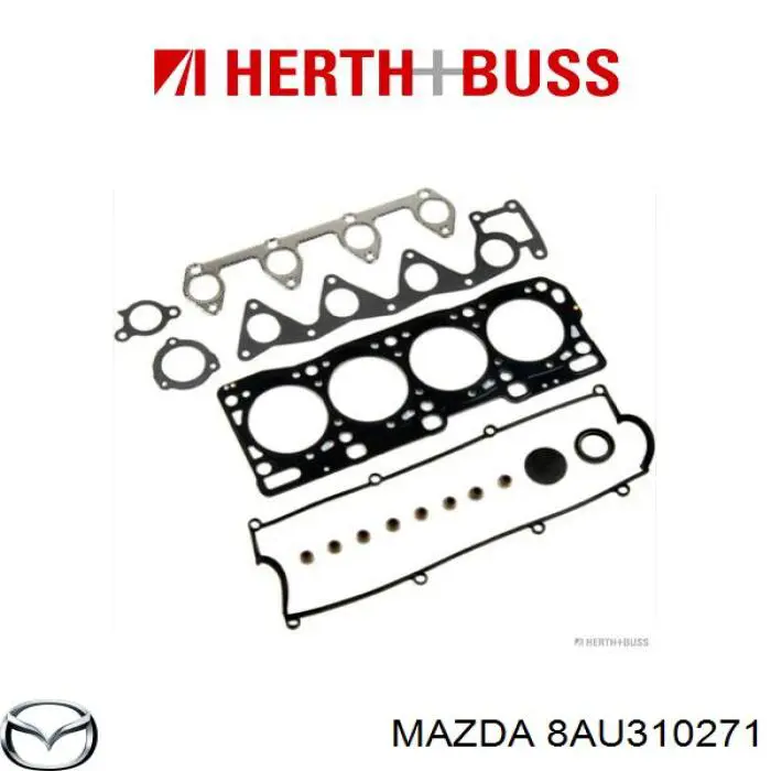 8AU310271 Mazda juego de juntas de motor, completo