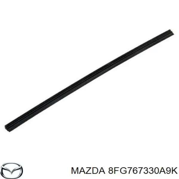 8FG767330A9K Mazda limpiaparabrisas de luna delantera copiloto