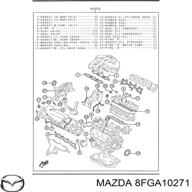 8FGA10271 Mazda 