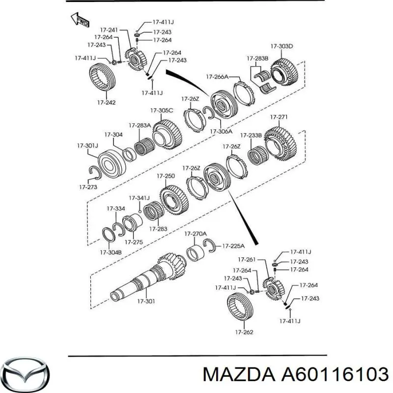 A60116103 Mazda 