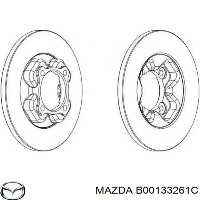 B00133261C Mazda 