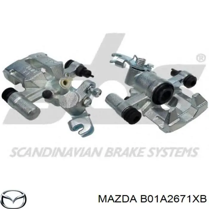  Pinza de freno trasero derecho para Mazda RX-8 SE