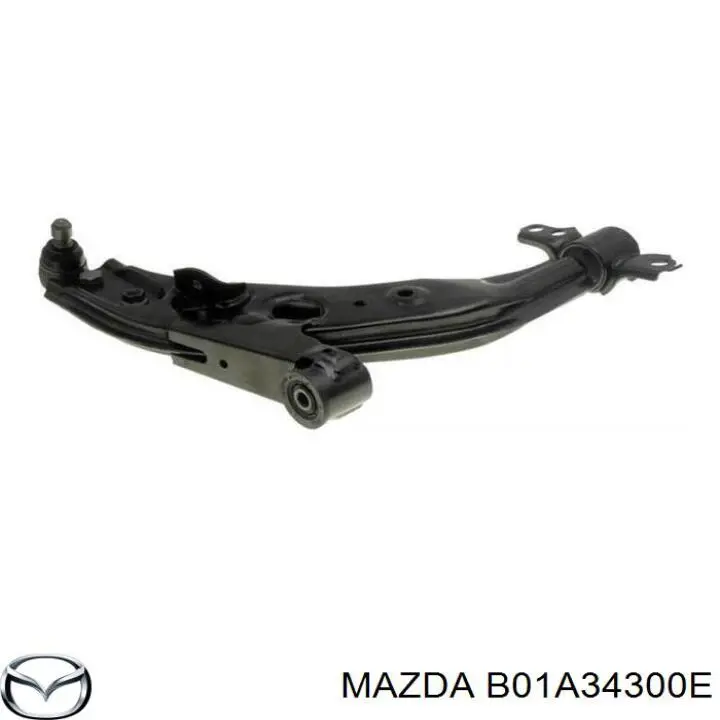 B01A34300E Mazda barra oscilante, suspensión de ruedas delantera, inferior derecha